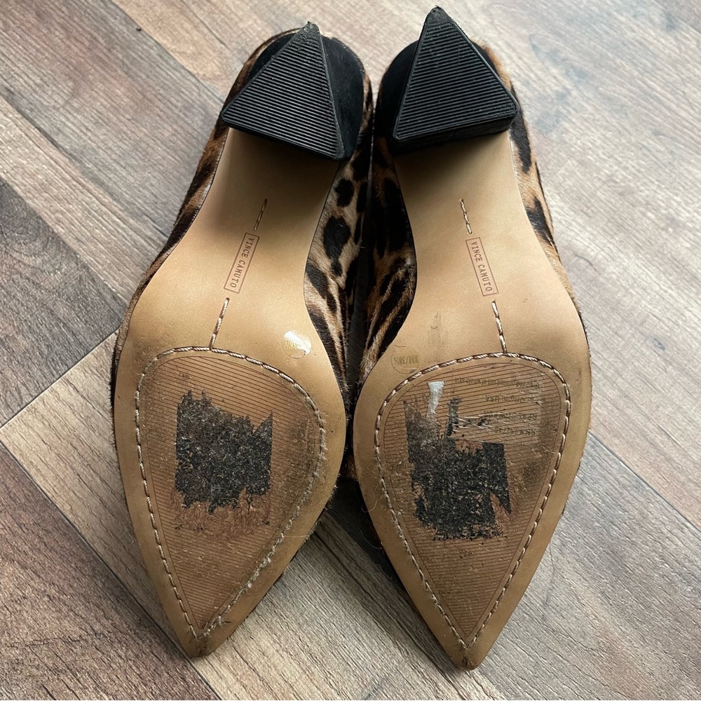 Vince Camuto Leopard-Pattern Pointed Toe Pumps - … - image 5